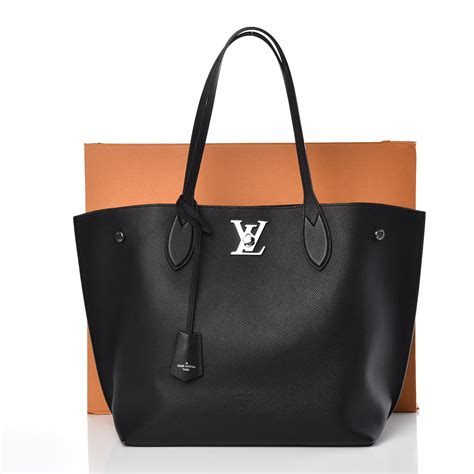 all black louis vuitton bag black letters